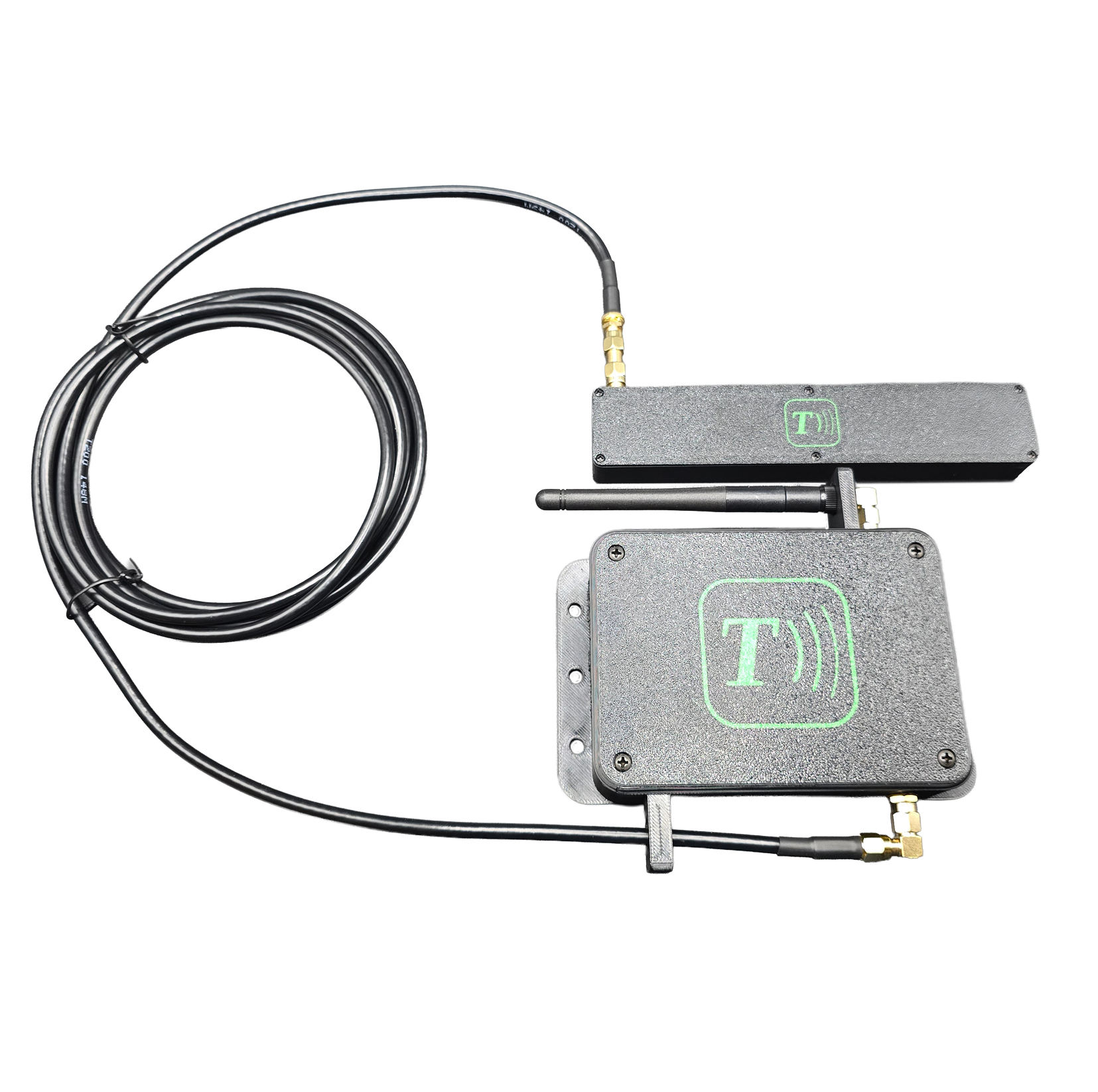 Main unit and antenna mounting